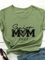 Wholesale Senior Mom 2023 Letter T-Shirt