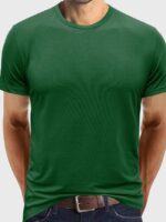 Wholesale Simple Solid Color Short Sleeve Men's T-Shirt