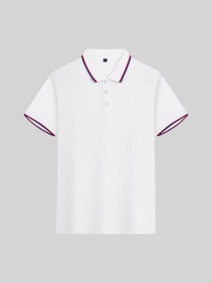 Wholesale Solid Color Chic Polo Shirt