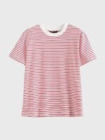 Wholesale Striped Crew Neck Casual T-shirt