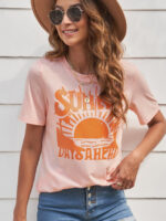 Wholesale Sweet Sun Graphic T-Shirt