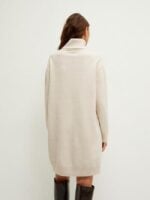 Wholesale Turtleneck Long Sleeve Loose Sweater Dress