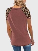 Wholesale Women's Leopard Print T-shirt