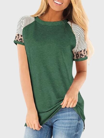 Wholesale Women's Leopard T-shirt