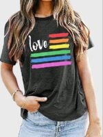 LGBT Equality Casual Short Sleeve Top