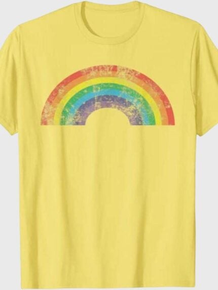 Rainbow Vintage 80's Retro Style Shirt