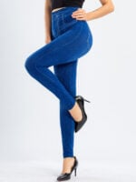 Wholesale Fashion Stretch Denim-faux Leggings