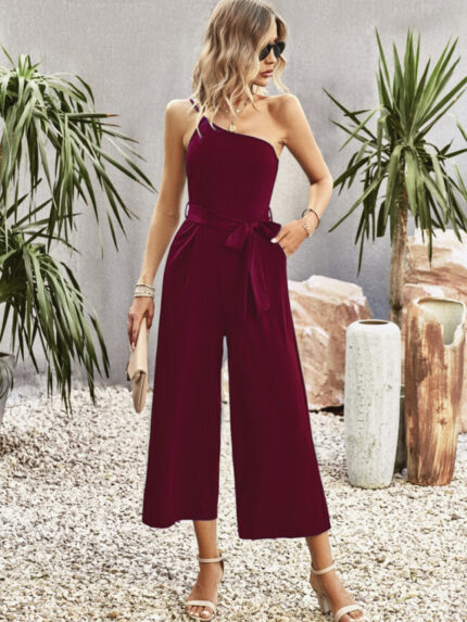 Wholesale Off Shoulder Sexy Jumpsuit