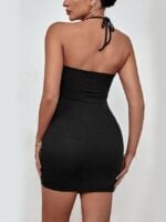 Wholesale Sexy Lace-up Backless Dress