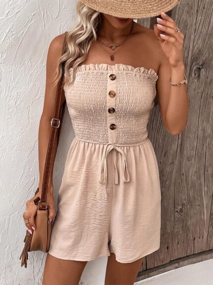 Wholesale Sexy Slim Bandeau Jumpsuit