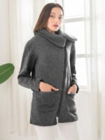 Wholesale Trendy Side Zip Slim Pocket Jacket