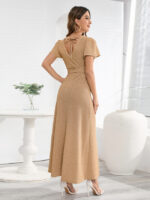 Wholesale V-neck Tie Elegant Dress