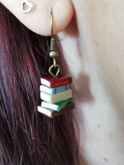 Wholesale piles of books Earrings