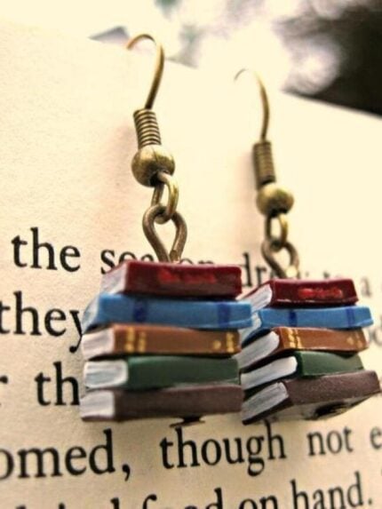 Wholesale piles of books Earrings