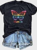 Butterfly Rainbow Graphic Tee