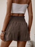 Wholesale Bow Ruffle Lounge Shorts