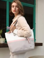 Wholesale Color Block Tote Bag for Women