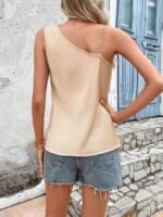 Wholesale Irregular Off-Shoulder Chain Camisole