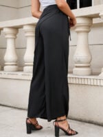 Wholesale Irregular Tie Wide Leg Pants