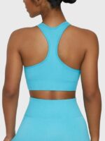 Wholesale Solid Color Cropped Short Sleeve Yoga Vest