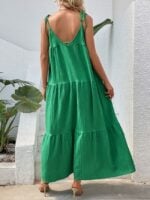 Wholesale Solid Color Sling Loose Dress