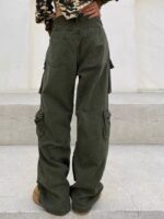 Wholesale Trendy Pocket Straight Cargo Pants