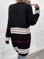 Wholesale Color Block Casual Knit Cardigan