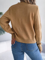 Wholesale Crew Neck Long Sleeve Sweater