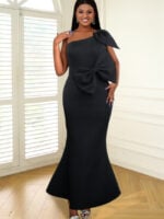 Wholesale Off Shoulder Bow Panel Dress