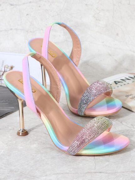 Wholesale Sexy Rhinestone Color High Heels