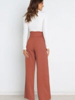 Wholesale Solid Color Casual Wide Leg Suit Pants