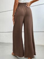 Wholesale Solid Color Flared Wide Leg Pants