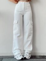 Wholesale Solid Color Pocket Lounge Pants