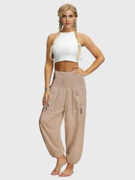 Wholesale Solid Color Street Style Harem Pants