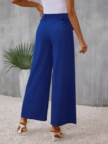 Wholesale Solid Color Wide Leg Pants