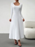 Wholesale Elegant Slim Long Sleeve Dress