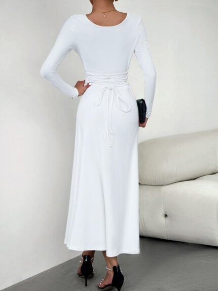 Wholesale Elegant Slim Long Sleeve Dress