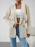 Wholesale Solid Color Fashion Button Blazer