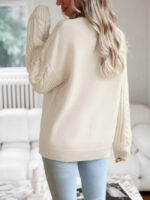 Wholesale Solid Color Round Neck Long Sleeve Sweater