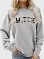 Wholesale Halloween WITCH letter print top