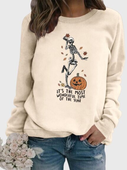 Wholesale Halloween it‘s the most wonderful time print top