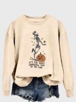 Wholesale Halloween it‘s the most wonderful time print top