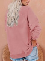 Wholesale Halloween pumpkin print long sleeve top