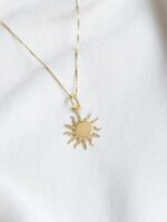 Wholesale Sunflower alloy necklace