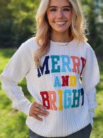 Wholesale Letter print multi-color long-sleeved sweatshirt