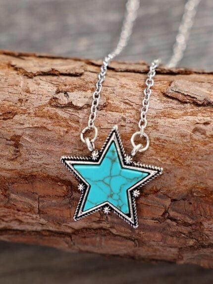 Wholesale five-pointed star temperament clavicle chain