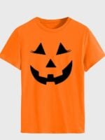 Wholesale halloween graphic Print Short Sleeve T-shirt