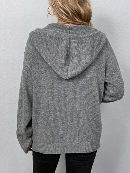 Wholesale single breast drawstring hoodie