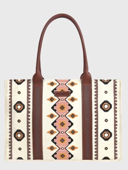 Wholesale PU Retro ethnic style tote bag