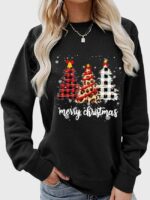 Wholesale christmas tree letter print top